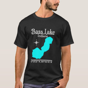 T-shirt T Shirt à manches longues Bass Lake Indiana