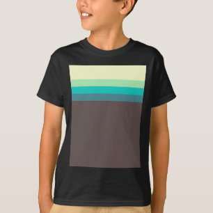T-shirt T Shirt À Rayures Jolies Et Verts Jolies