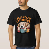 T-shirt "T-Shirt Amusant Chien - Joli Tee Humour Coupe" (Devant)