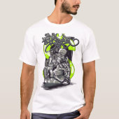 T-shirt T-Shirt, artiste graffeur illustré (Devant)
