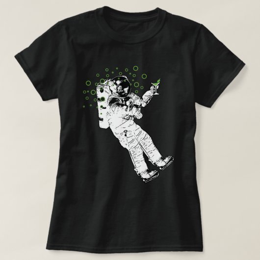 T-shirt T-Shirt, astronaute de Tipsy (Design devant)