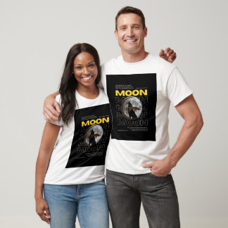 T-shirt T shirt avec une affiche dynamique