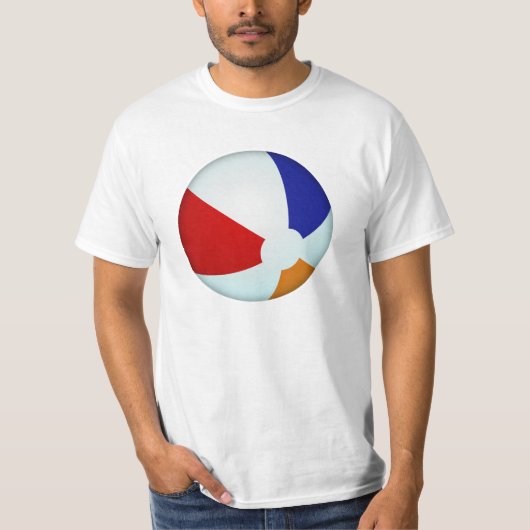 T-shirt T-shirt, ballon de plage (Devant)