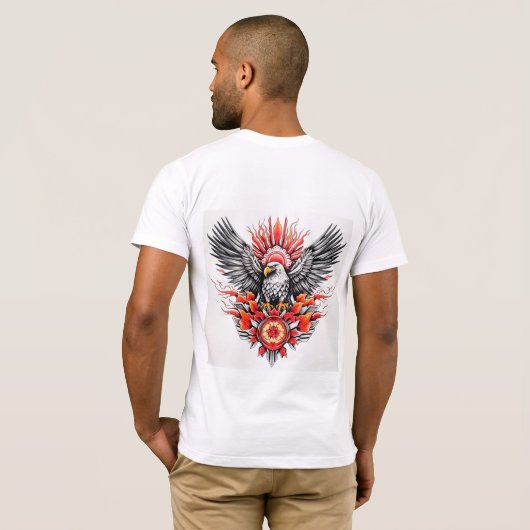 T-shirt "T-shirt Bella+Canvas Jersey à manches courtes - A (Dos entier)