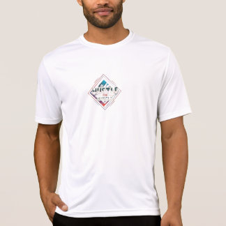 T-shirt "T-shirt blanc classique avec impression en gras -