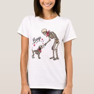 T-shirt T‑Shirt Boop Squelette Amour