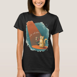T-shirt “T-Shirt Chat Heureux – Riez & Brillez – Dé