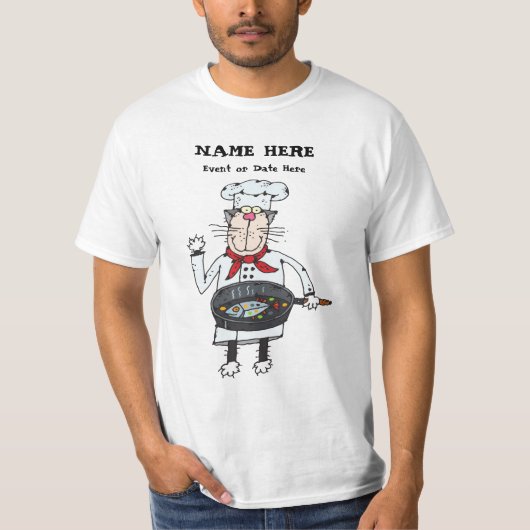 T-shirt T Shirt, Chef de Dessin customisé (Devant)