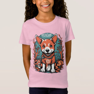 T-Shirt T-Shirt, chiot astronaute pour chien spatial migno