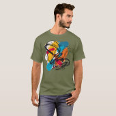T-shirt T shirt coloré (Devant entier)