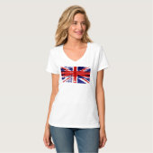 T-shirt T-Shirt, Cool du pavillon britannique - Angleterre (Devant entier)