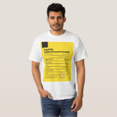 T-shirt "T-shirt Cool Guy Facts : Découvrez T fascinant" (Devant entier)