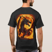 T-shirt "T-shirt couleur dragon lunaire" (Dos)