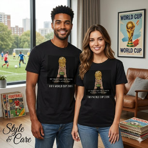 T-shirt T Shirt Coupe du Monde 2026 Football Fan Design Él