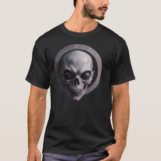 T-shirt T Shirt Crâne Alien