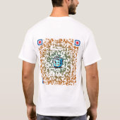 T-shirt T Shirt Custom cartoon QR-code with slogan (Dos)