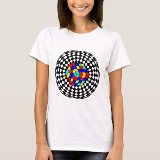 T-shirt "T-Shirt d'Art Géométrique Moderne – Motif Abstrai