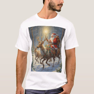 T-shirt T Shirt de Père Noël
