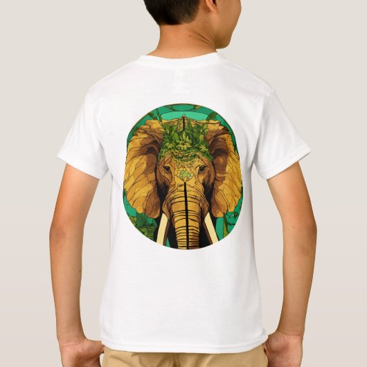 T-shirt T-Shirt"Design éléphant de forêt (Dos)