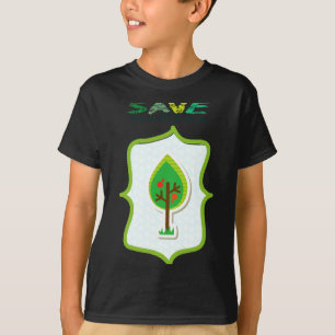 T-shirt T Shirt Design Evergreen Écologique
