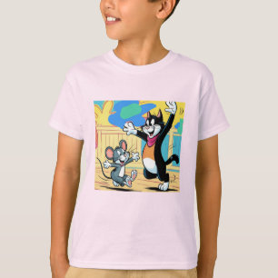 T-shirt T-Shirt, dessin animé de chat pour enfants