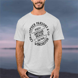 T-shirt T-Shirt, détaillant d'antiquités