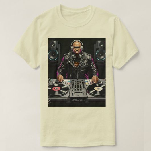 T-shirt "T-Shirt d'impression DJ Vibrant : Elevez votre st (Design devant)