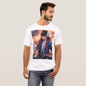 T-shirt "T-shirt DJ Vinyl Vibes" (Devant entier)