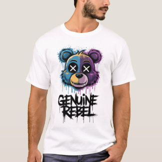 T-shirt "T-shirt d'ours Rebel style Graffiti