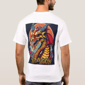 T-shirt "T-shirt Dragon Homme - Bronzage majestueux (Dos)