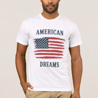 T-shirt "T-shirt drapeau américain des rêves"