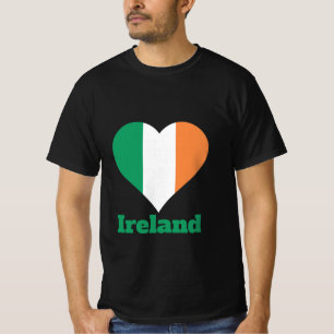 T-shirt T-Shirt, Drapeau Coeur d'Irlande