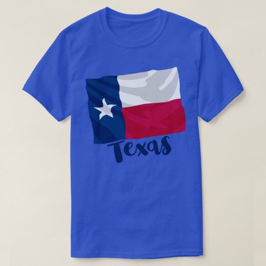 T-shirt T-Shirt, drapeau du Texas (Design devant)