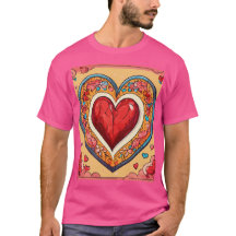 T-shirt, encre traditionnelle : Art sur tissu