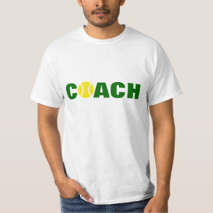 T-shirt T shirt entraîneur de tennis