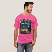 T-shirt T shirt feu de camp (Devant entier)