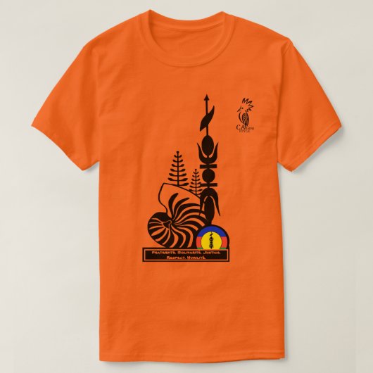 T-shirt T-shirt/Fraternité. Solidarité. Justice. R (Design devant)