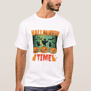 T-shirt T‑Shirt Halloween Effrayant – Typographie Fantomat