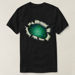 T-shirt T-Shirt, ingénieur de la commode de la carte à cir