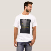 T-shirt "T-shirt Inspirer & Conquer Motivational Quote" (Devant entier)