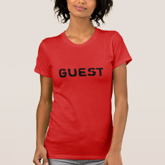T-shirt T-shirt, invité, jaune