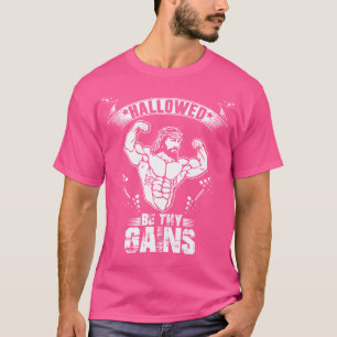 T-shirt T Shirt Jésus Bodybuilding - Jésus drôle de levée