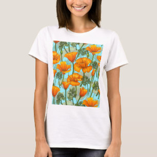 T-shirt T-Shirt, le coquelicot de Californie