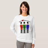 T-shirt T-Shirt, Longue Manche, Casse-Noix Amoureuse, (Devant entier)