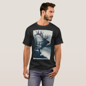 T-shirt "T-shirt Majestic Mountain Deer" (Devant entier)