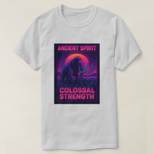T-shirt "T-shirt Mammoth Synthwave Colonnes de l'Esprit