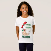 T-Shirt T-shirt-maroc-soutient-palestine (Devant entier)