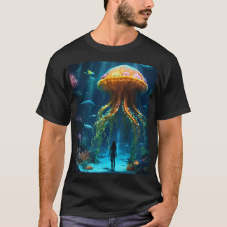 T-shirt "T-shirt méduse - Vibrant et artistique Ocean-In