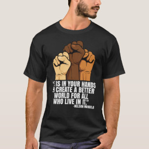 T-shirt T-Shirt-Mois de l'histoire des Noirs 100 Ans