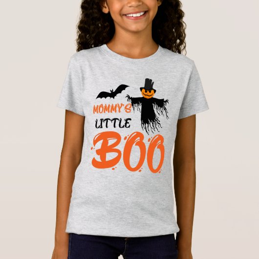 T-Shirt T-shirt-petit-Boo-Halloween-329 de maman (Devant)